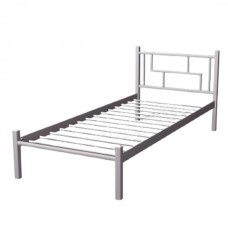 Металеве ліжко Аміс міні 90x200 біле срібло