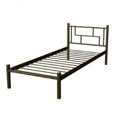 Металеве ліжко Аміс міні 90x200 чорне золото