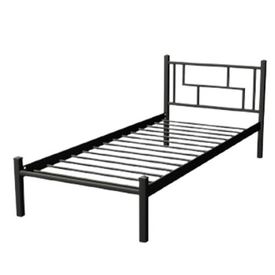 Металеве ліжко Аміс міні 80x190 чорний оксамит