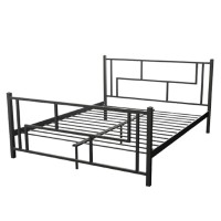 Металеве ліжко Аміс 120x190 чорний оксамит