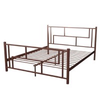 Металеве ліжко Аміс 140x200 коричневий