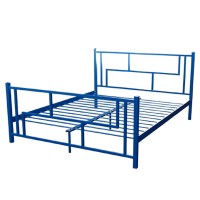 Металеве ліжко Аміс 120x190 синій