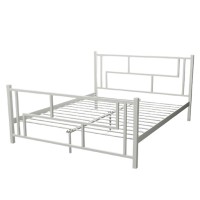 Металеве ліжко Аміс 120x190 сірий оксамит