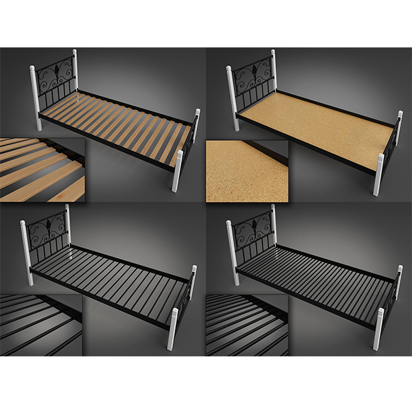 Металеве ліжко Аміс 160x200 чорний