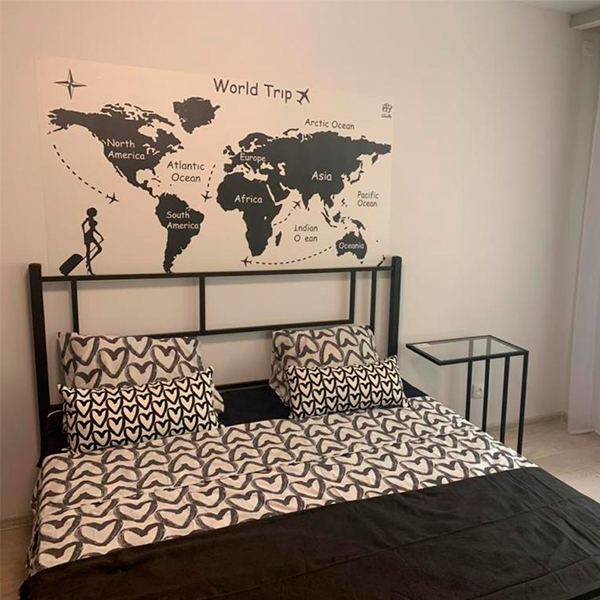 Металеве ліжко Аміс 160x200 чорний