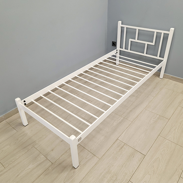 Металеве ліжко Аміс міні 80x190 білий