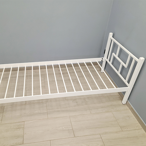 Металеве ліжко Аміс міні 80x190 білий