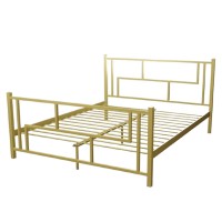 Металеве ліжко Аміс 120x190 золото