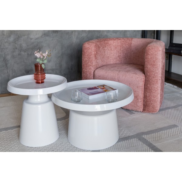 Комплект журнальних столів CT-45 Беніто білий + білий