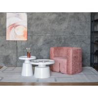 Комплект журнальних столів CT-45 Беніто білий + білий