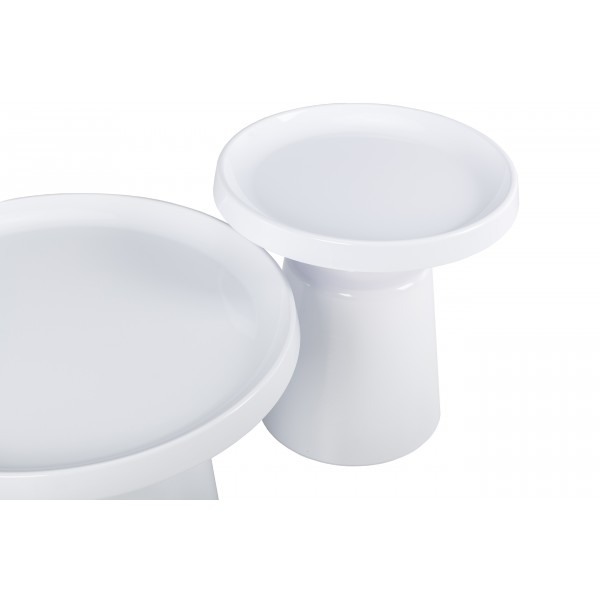 Комплект журнальних столів CT-45 Беніто білий + білий