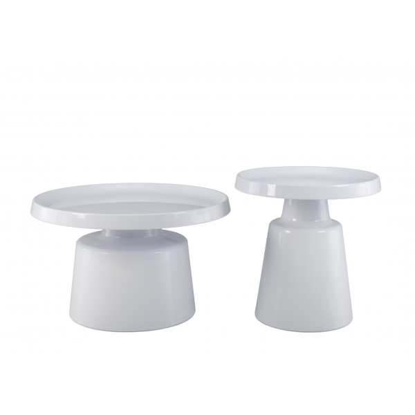 Комплект журнальних столів CT-45 Беніто білий + білий