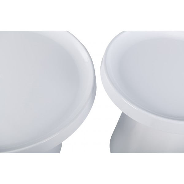 Комплект журнальних столів CT-45 Беніто білий + білий