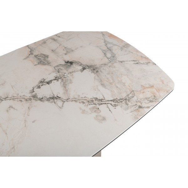 Журнальний стіл "Крістіано" аврора голд + бежевий