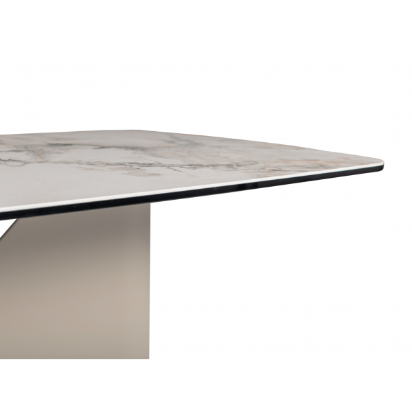 Журнальний стіл "Крістіано" аврора голд + бежевий