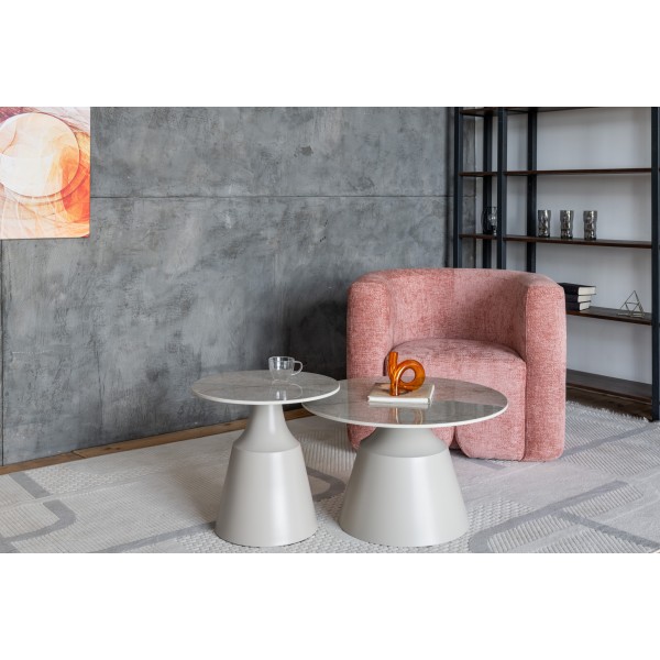 Комплект журнальних столів CT-42 Дадді містік грей + капучино