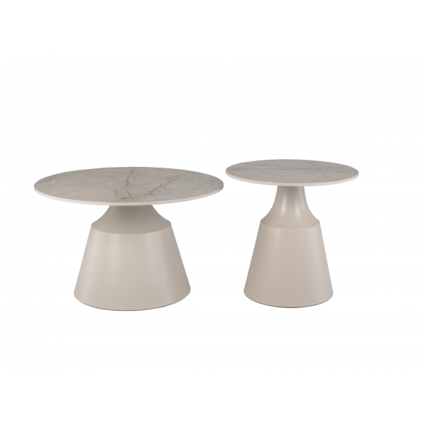 Комплект журнальних столів CT-42 Дадді містік грей + капучино