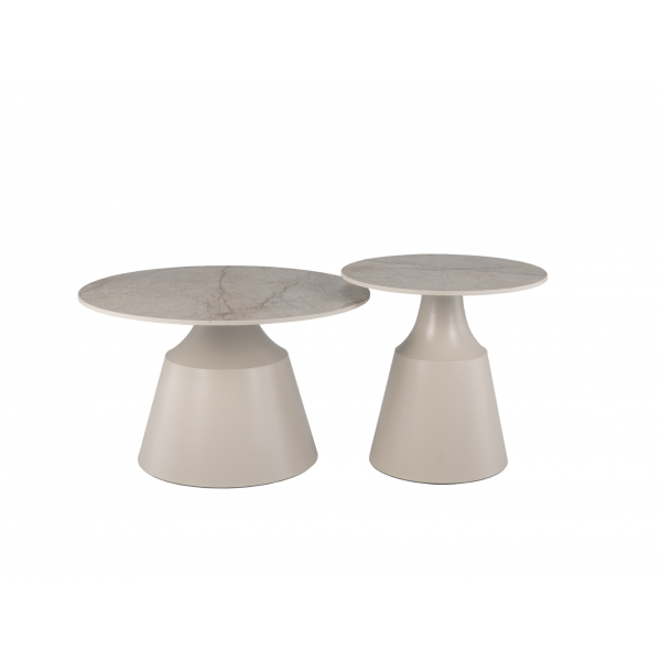 Комплект журнальних столів CT-42 Дадді містік грей + капучино