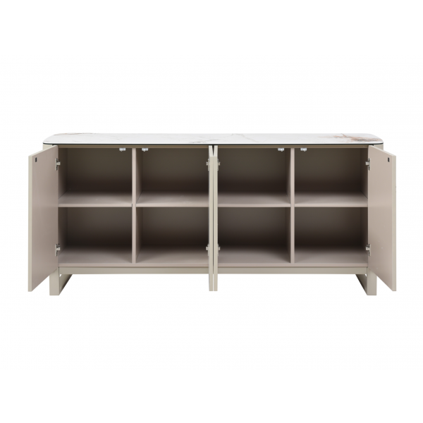 Буфет "Крістіано" аврора голд + бежевий