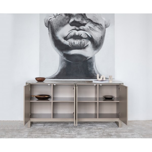 Буфет "Крістіано" аврора голд + бежевий