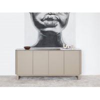 Буфет "Крістіано" аврора голд + бежевий