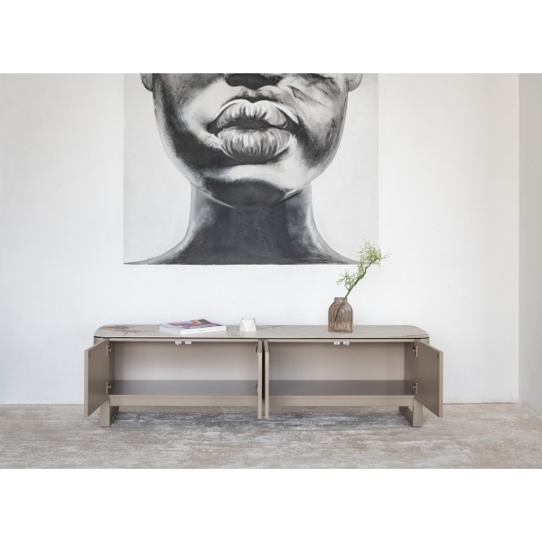 ТВ-тумба "Крістіано" аврора голд + бежевий