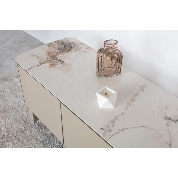 ТВ-тумба "Крістіано" аврора голд + бежевий