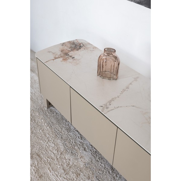 ТВ-тумба "Крістіано" аврора голд + бежевий