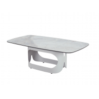 Журнальний стіл "Арно" сілвер рівер + айворі