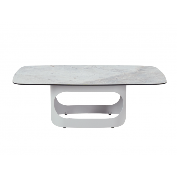 Журнальний стіл "Арно" сілвер рівер + айворі