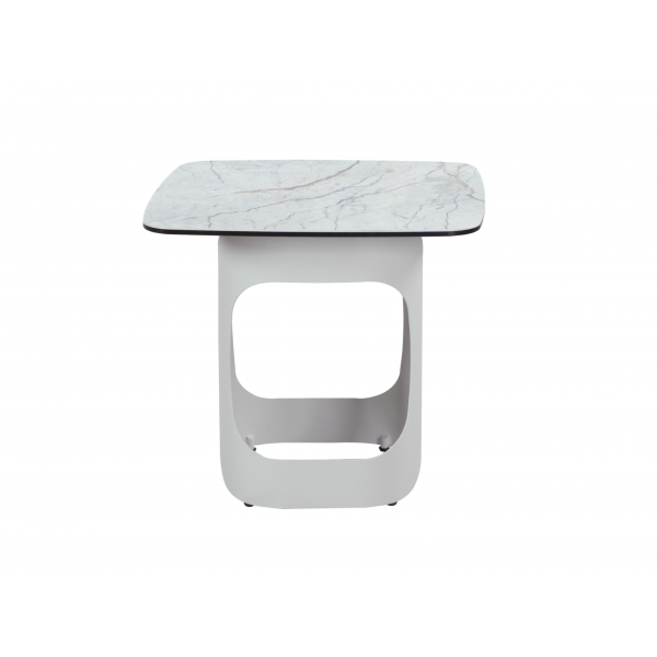 Кавовий стіл "Арно" сілвер рівер + айворі