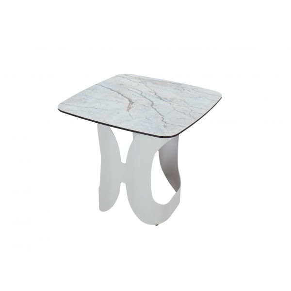 Кавовий стіл "Арно" сілвер рівер + айворі