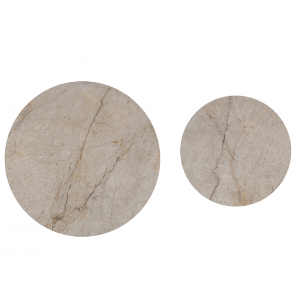 Комплект журнальних столів CT-40 Рокко містік грей + капучино