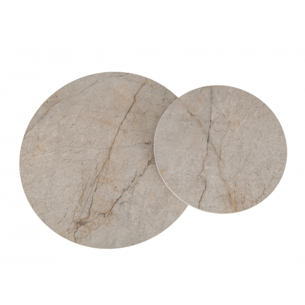 Комплект журнальних столів CT-40 Рокко містік грей + капучино