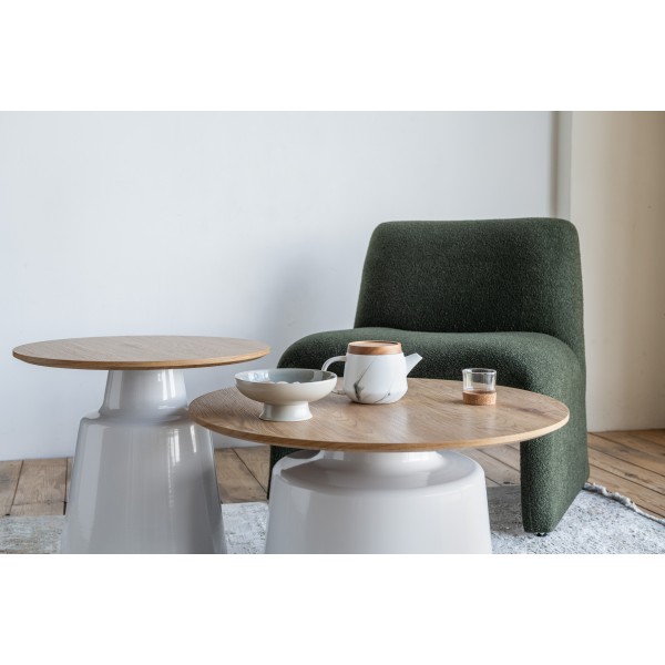 Комплект журнальних столів CT-50 Ютта дуб + білий