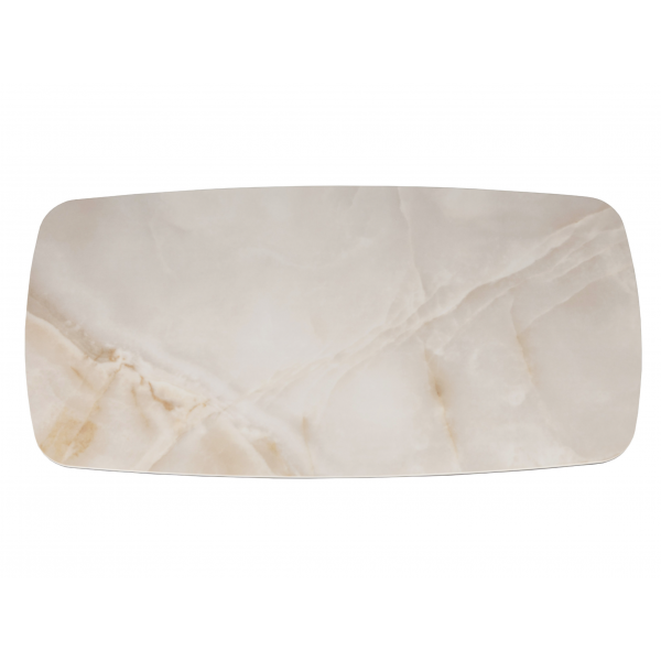 Журнальний стіл "Лунаріо" айворі онікс + айворі