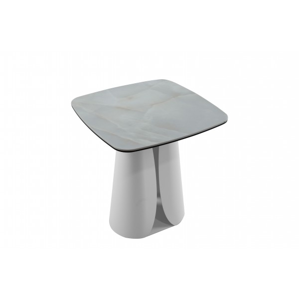 Кавовий стіл "Лунаріо" айворі онікс + айворі