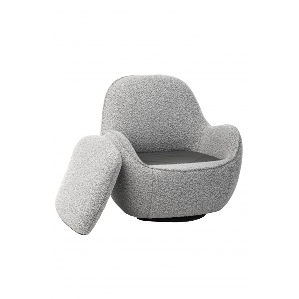 Поворотне крісло "Каллісто" сірий