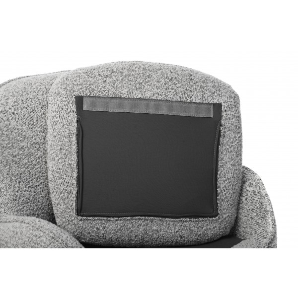 Поворотне крісло "Каллісто" сірий