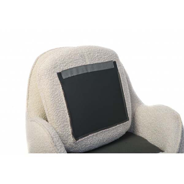 Поворотне крісло "Каллісто" айворі