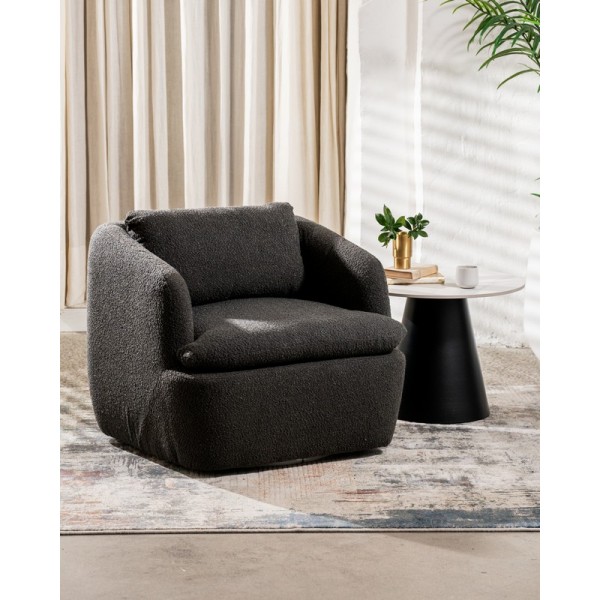 Поворотне крісло "Гарібальді" графіт