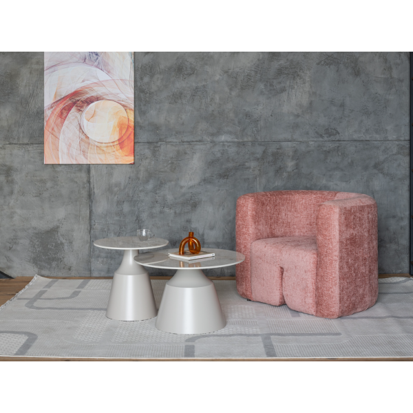 Крісло "Фаусто" пудровий