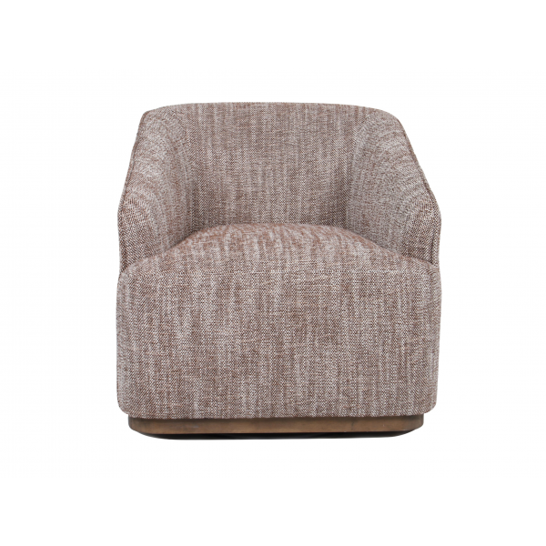 Поворотне крісло "Тіволі" теплий каштан