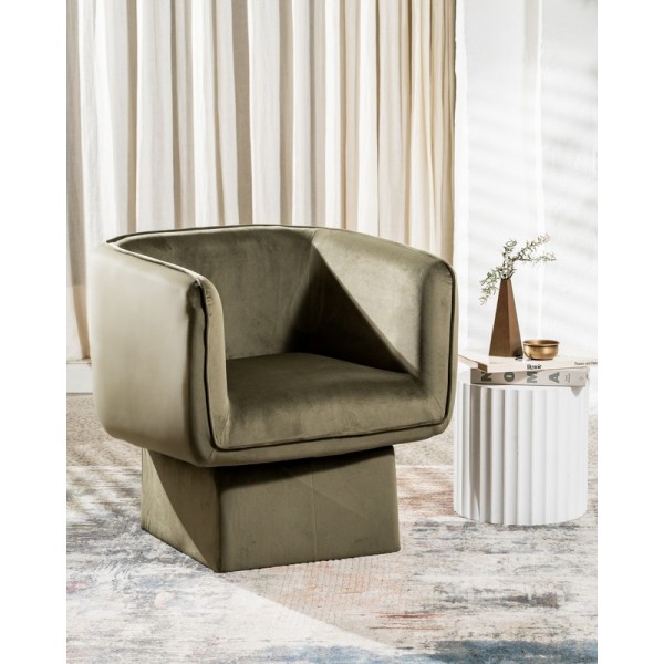 Поворотне крісло "Міріам" зелений мох