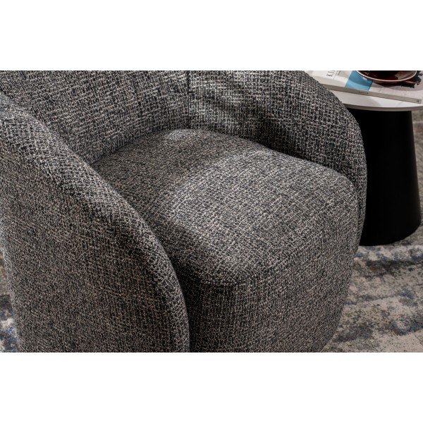 Поворотне крісло "Тіно" сірий