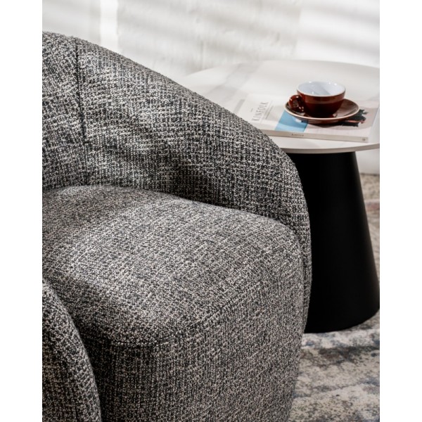 Поворотне крісло "Тіно" сірий