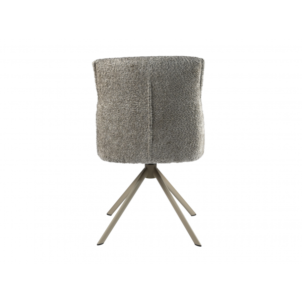 Стілець поворотний R-168 перлинний тауп + капучино