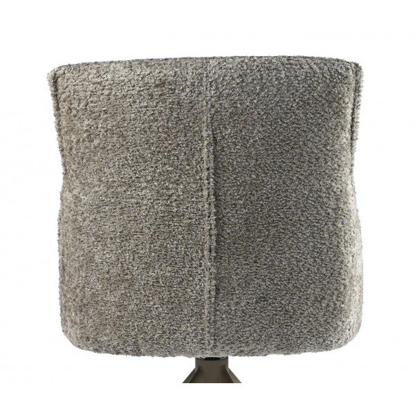 Стілець поворотний R-168 перлинний тауп + капучино