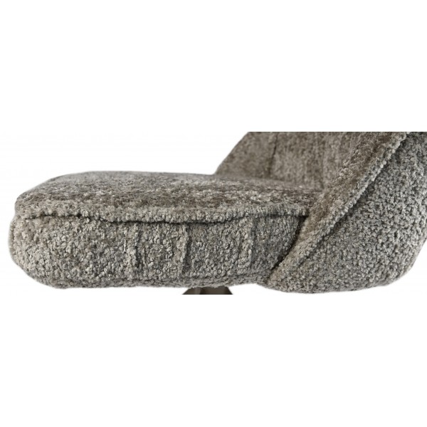 Стілець поворотний R-168 перлинний тауп + капучино