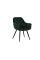 Стілець M-65 смарагдовий велюр + чорний